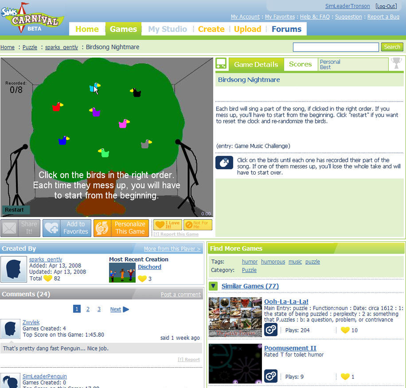 Illustration for article titled SimsCarnival.com Enters Open Beta
